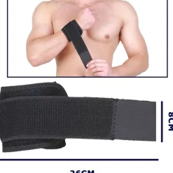 COPPIA TUTORE POLSO POLSIERA FASCIA ORTOPEDICA PER DISTORSIONE CHIUSURA STRAPPO