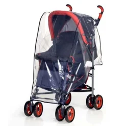 COPRI PASSEGGINO PARAPIOGGIA PER PIOGGIA UNIVERSALE PVC TRASPARENTE RESISTENTE