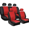 COPRI SEDILI COPRISEDILI UNIVERSALI PER TUTTE LE AUTO BICOLORE ROSSO E NERO