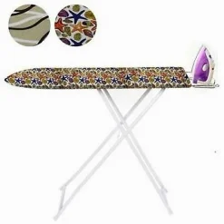 COPRIASSE DA STIRO IMBOTTITO TELO COPRI ASSE UNIVERSALE 140X50CM MOLLETTONE 59961