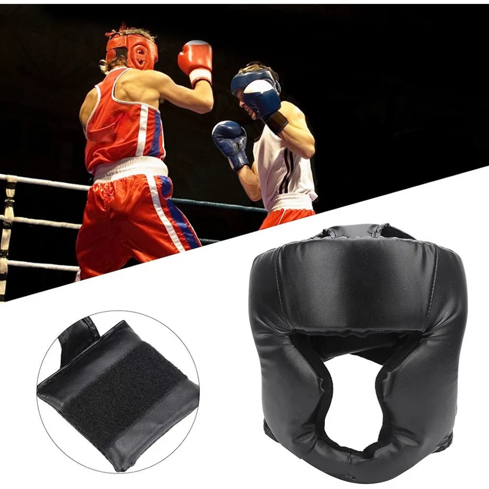 COPRICAPO ADDENSATO DA BOXE DUREVOLE PRATICO PER ALLENAMENTO PROTEZIONE TESTA