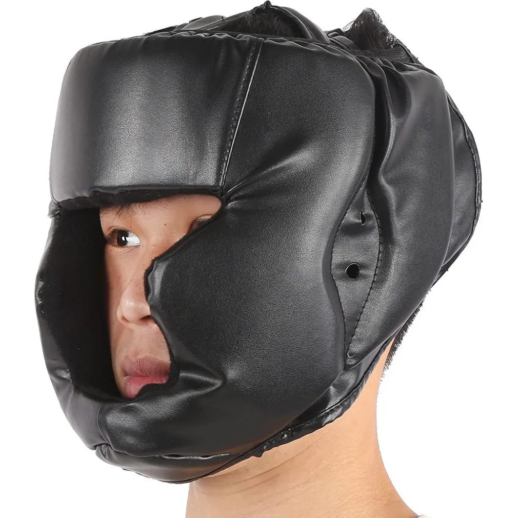 COPRICAPO ADDENSATO DA BOXE DUREVOLE PRATICO PER ALLENAMENTO PROTEZIONE TESTA