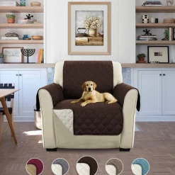 COPRIDIVANO COPRI SEDIA IMPERMEABILE DIVANO COPERTURA SU DUE LATI PER CANI GATTI