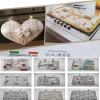 COPRIFORNO + COPRIFORNELLO COPRI FORNO FORNELLI FUOCHI SHABBY CHIC MERLETTO