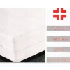 COPRIMATERASSO FODERA MATERASSO SANITARIO MATRIMONIALE 2 PIAZZE CON CERNIERA ZIP