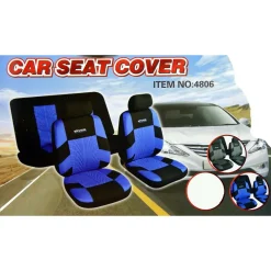 COPRISEDILI AUTO UNIVERSALI COPRI SEDILI ANTERIORI POSTERIORE POGGIATESTA 4806