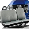COPRISEDILI PER FURGONE 3 POSTI IVECO DAILY UNIVERSALI IN COTONE GRIGIO CHIARO