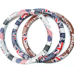 COPRIVOLANTE 38 BANDIERA AMERICA COPRI VOLANTE CON PRESA COMFORT AUTO IN GOMMA