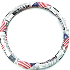 COPRIVOLANTE 38 BANDIERA AMERICA COPRI VOLANTE CON PRESA COMFORT AUTO IN GOMMA