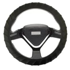 COPRIVOLANTE AUTO UNIVERSALE COVER ANTISCIVOLO IN GOMMA 34 - 36 CM C-9489