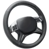 COPRIVOLANTE COPRI VOLANTE UNIVERSALE PER AUTO NERO 37-39CM CON PRESA COMFORT