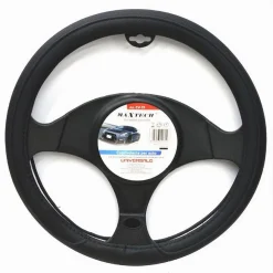 COPRIVOLANTE UNIVERSALE AUTO COPERTURA FODERA PROTEZIONE STERZO 38CM NERO CV-19