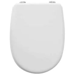 COPRIWATER BAGNO UNIVERSALE LEGNO MDF BIANCO COPRI WC SANITARI FORMA A U