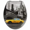 COPRIWATER COPRI SEDILE WC BAGNO UNIVERSALE CERNIERE ACCIAIO TAXI NEW YORK 52974A