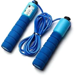 CORDA DA SALTO PROFESSIONALE CROSSFIT MANIGLIA ANTISCIVOLO AUTO CONTEGGIO