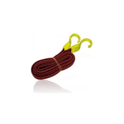 CORDA ELASTICA CON GANCI PER BICI, MOTO, AUTO 5 PEZZI DA 1,5 M X 2 CM