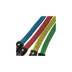 CORDA ELASTICA CON GANCI PER BICI, MOTO, AUTO 5 PEZZI DA 1,5 M X 2 CM