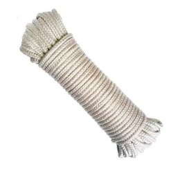 CORDA FUNE NYLON MULTIUSO INTRECCIATA NAUTICA LUNGHEZZA 20M DIAMETRO 4MM