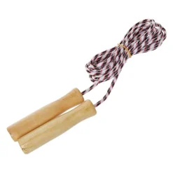 CORDA PER SALTARE ALLENAMENTO CROSSFIT JUMP ROPE PUGILATO FITNESS MANICI LEGNO