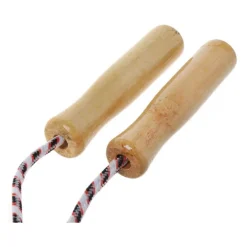 CORDA PER SALTARE ALLENAMENTO CROSSFIT JUMP ROPE PUGILATO FITNESS MANICI LEGNO