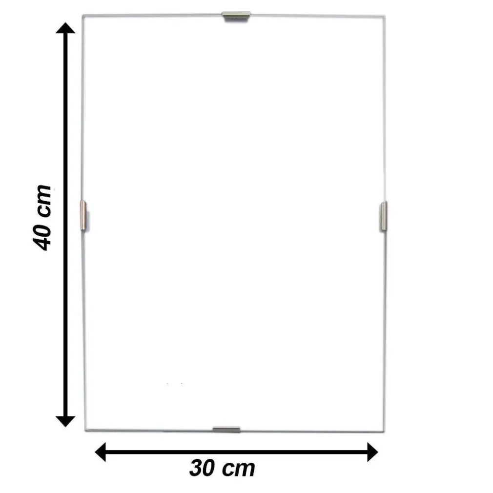 CORNICE A GIORNO 30 X 40CM IN CRILEX CORNICI PORTAFOTO PUZZLE POSTER FOTO STAMPE