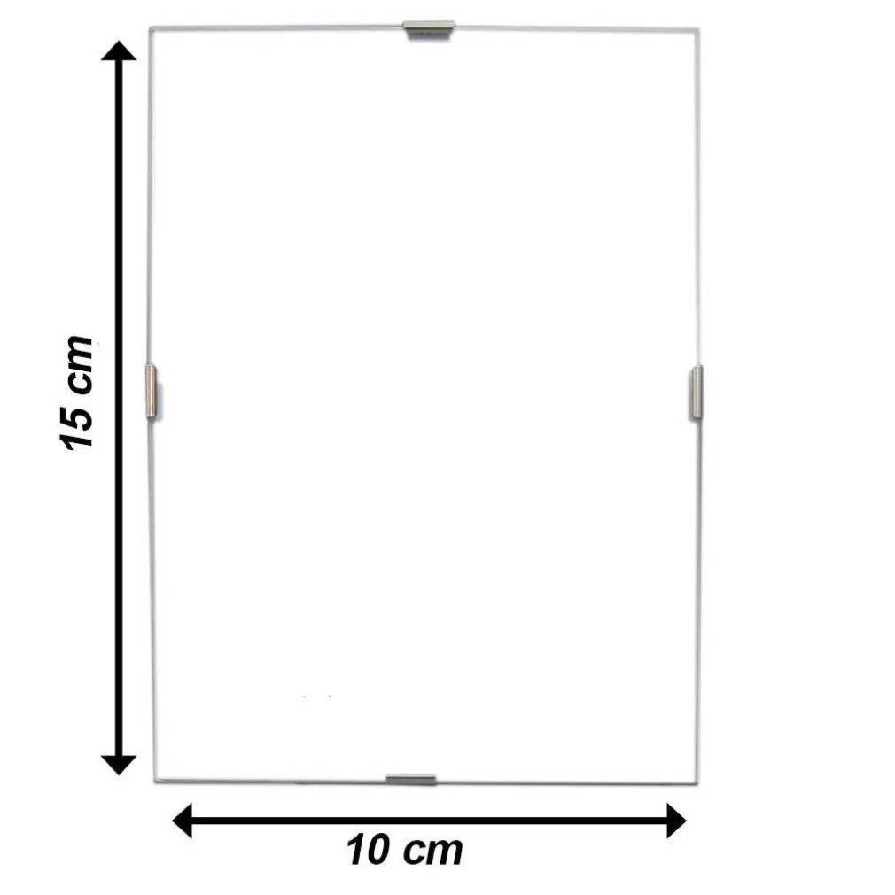 CORNICE A GIORNO 10 X 15CM IN CRILEX CORNICI PORTAFOTO PUZZLE POSTER FOTO STAMPE