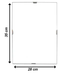 CORNICE A GIORNO 28 X 35CM IN CRILEX CORNICI PORTAFOTO PUZZLE POSTER FOTO STAMPE