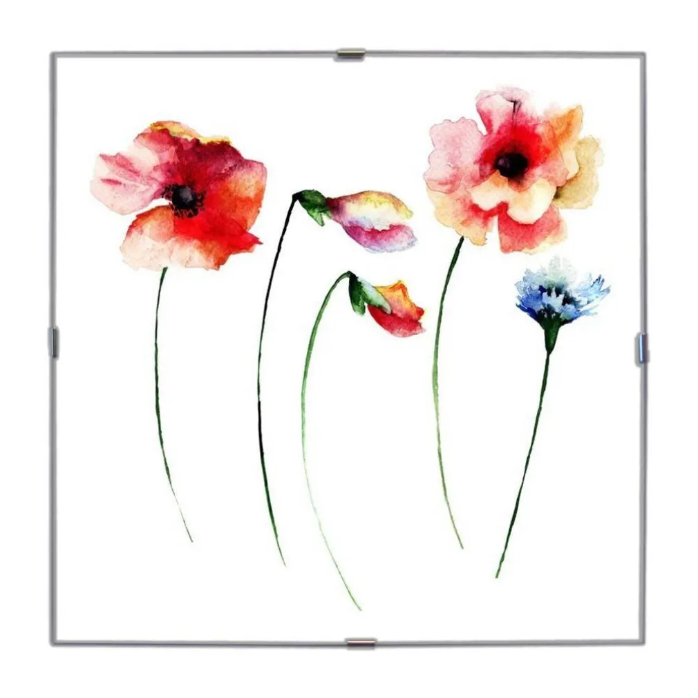 CORNICE A GIORNO 30 X 30CM IN CRILEX CORNICI PORTAFOTO PUZZLE POSTER FOTO STAMPE