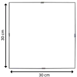 CORNICE A GIORNO 30 X 30CM IN CRILEX CORNICI PORTAFOTO PUZZLE POSTER FOTO STAMPE