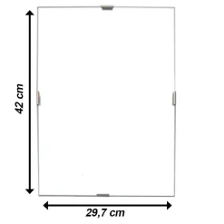 CORNICE A GIORNO 29,7X42CM IN CRILEX CORNICI PORTAFOTO PUZZLE POSTER FOTO STAMPE