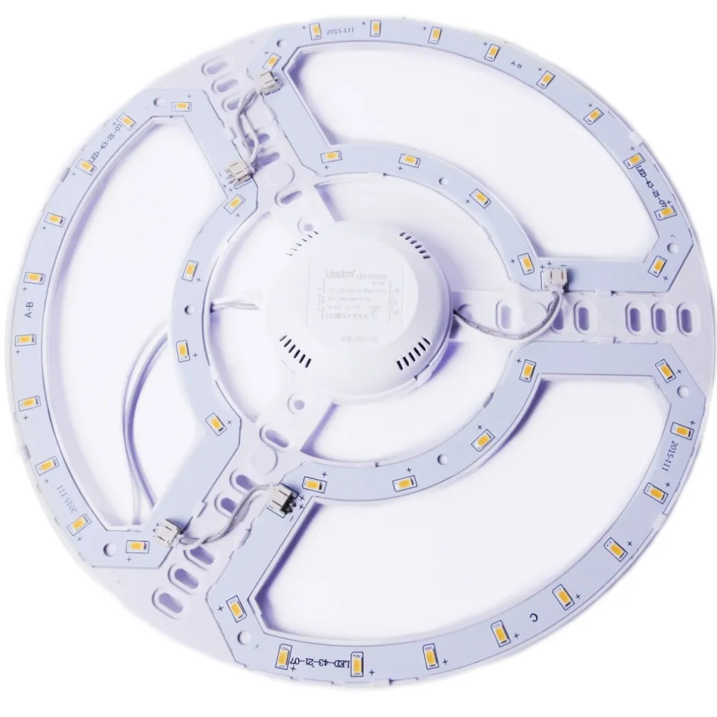 CORONA LED SMD 5630 WISDOM DA 21W  LUCE BIANCO FREDDO E CALDO CON DRIVER