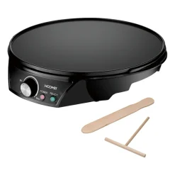 CREPIERA ELETTRICA MACCHINA PER CREPES 1200 WATT PIASTRA 30 CM ANTIADERENTE