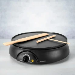 CREPIERA ELETTRICA 1000W PIASTRA MACCHINA PER CREPES PANCAKE SCALDA PIADINA ANTIADERENTE