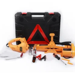 CRICK ELETTRICO SOLLEVATORE PANTOGRAFO AUTO 3 TON 12V AVVITATORE IMPATTO BUSSOLE