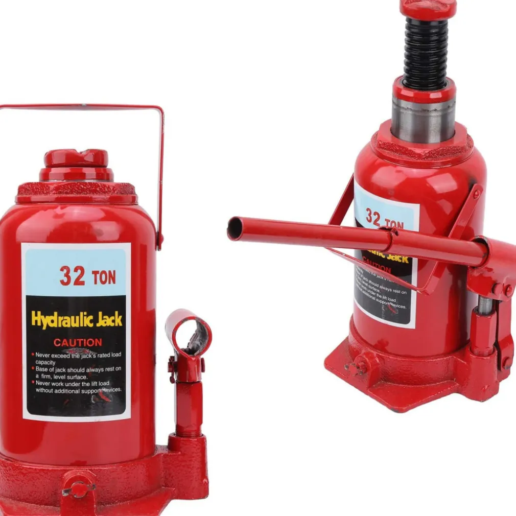 CRIC-SOLLEVATORE CRICK IDRAULICO A BOTTIGLIA 32 T TONNELLATE MARTINETTO MANUALE