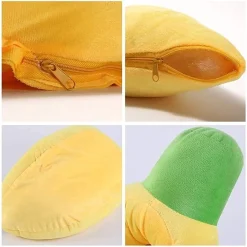 CUCCIA BANANA LETTO MORBIDO PER GATTO CANE CUSCINO INVERNO PELUCHE NIDO 85X45CM