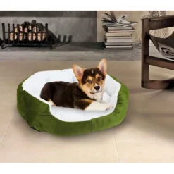 CUCCIA MORBIDA PER CANI E GATTI INVERNO CALDO IN PILE 42X30X15CM CON CUSCINO