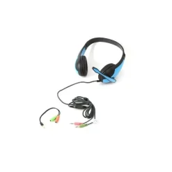 CUFFIA GAMING CON MICROFONO PER CONSOLE GIOCO PC STEREO CONTROLLO VOLUME OMEGA