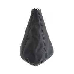 CUFFIA IN PELLE PER CAMBIO AUTO NERO UNIVERSALE COPERTURA ANTIPOLVERE LEVA CAMBIO