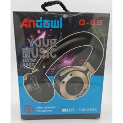 CUFFIE AURICOLARI BLUETOOTH STEREO SUPER BASS WIRELESS RADIO MP3 PIEGHEVOLI Q-69