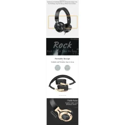 CUFFIE AURICOLARI BLUETOOTH STEREO SUPER BASS WIRELESS RADIO MP3 PIEGHEVOLI Q-69