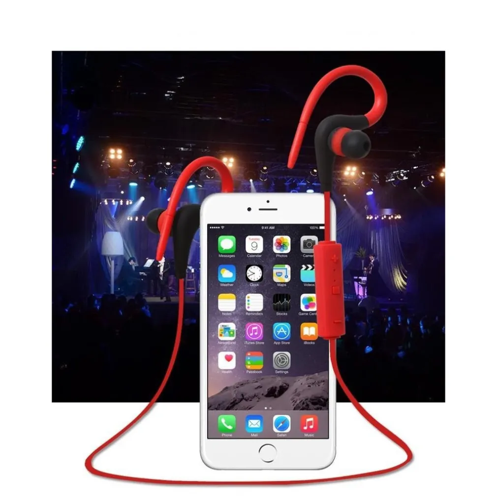 CUFFIE AURICOLARI BLUETOOTH STEREO COMPATIBILI IOS SMARTPHONE SPORT AUDIO BT1
