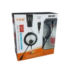 CUFFIE AURICOLARI STEREO CON MICROFONO USB SUPER BASS GIOCHI FILM PER PC USB-0167