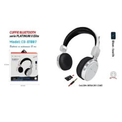 CUFFIE BLUETOOTH JACK MICROFONO AUTONOMIA 15 ORE PER SMARTPHONE MAXTECH CU-BT007