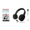CUFFIE BLUETOOTH MICROFONO AUTONOMIA 15 ORE SMARTPHONE MUSICA MAXTECH CU-BT006