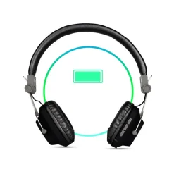 CUFFIE BLUETOOTH SENZA FILI CON CAVO JACK PER PC SMARTPHONE MUSICA MAXTECH CU-BT004