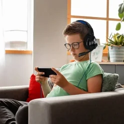 CUFFIE CABLATE STEREO CON MICROFONO JACK USB LUCI RGB LED GAMING FILM PC GM6066