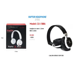 CUFFIE CON FILO MICROFONO 3,5 MM PC COMPUTER MAC NOTEBOOK MP3 PORTATILI MAXTECH CU-F006