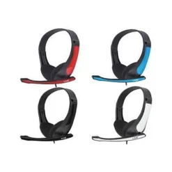 CUFFIE CON MICROFONO STEREO PER PC NOTEBOOK COMPUTER SKYPE MSN JACK 3.5MM CY-803