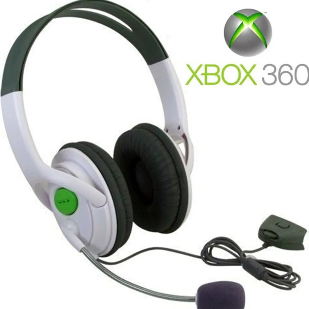 CUFFIE CUFFIA AUDIO MICROFONO HEADSET COMPATIBILI PER XBOX 360 LIVE AURICOLARE